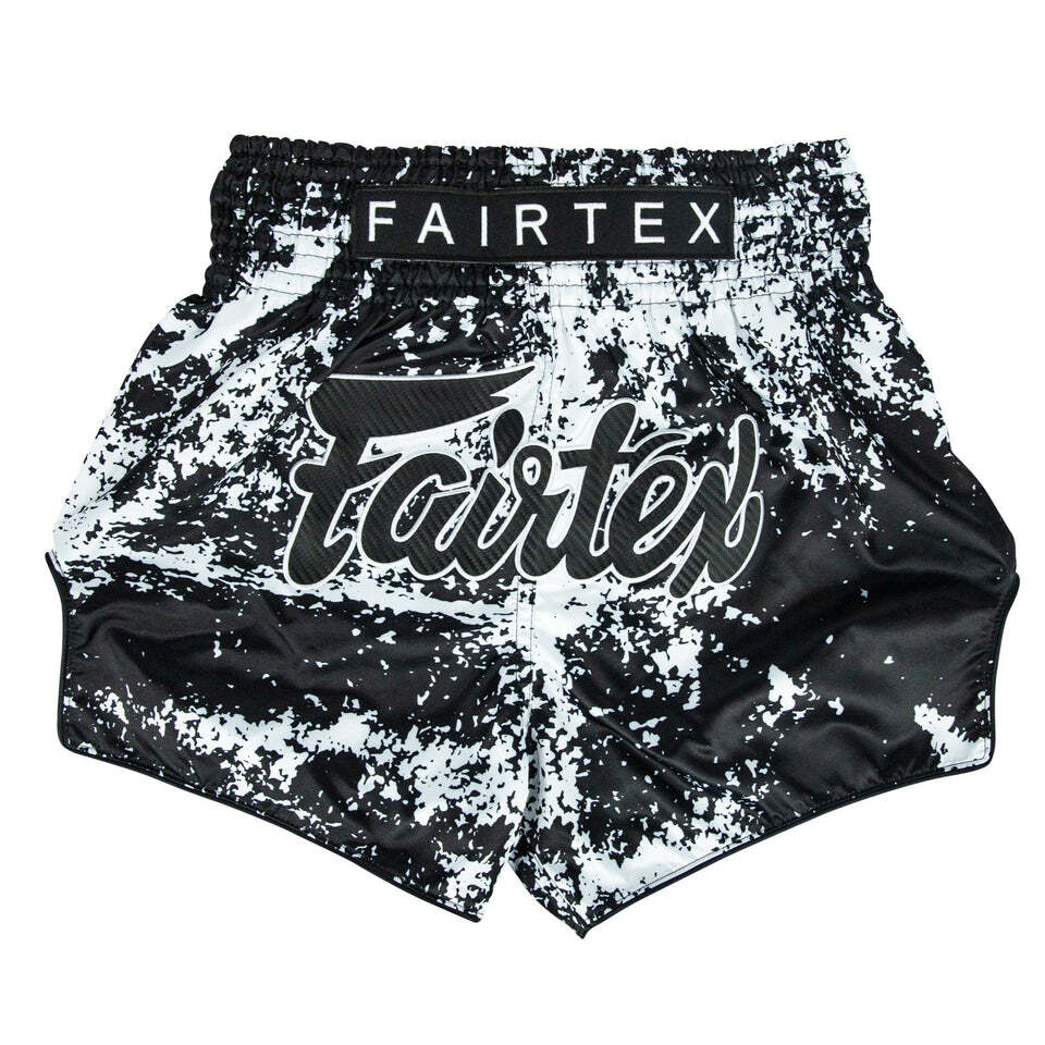 

Шорты для тайского бокса Fairtex Bs1949 Grunge Black, размер 3XL, черный