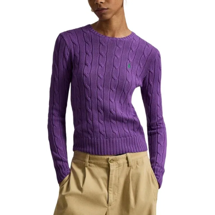 Женский джемпер Slim Fit Polo Ralph Lauren, Purple — фото 4