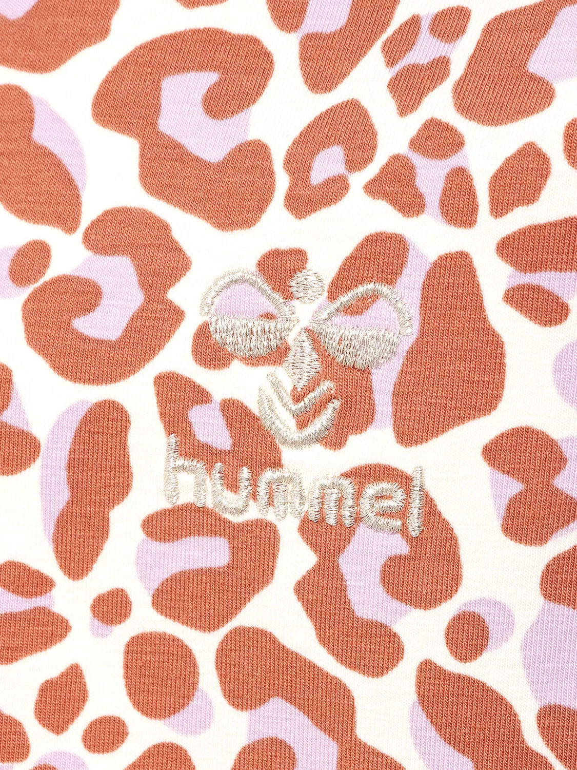 Детская футболка с принтом Hmljumpy Hummel, Kupferbraun Schieferbraun Braun — фото 4