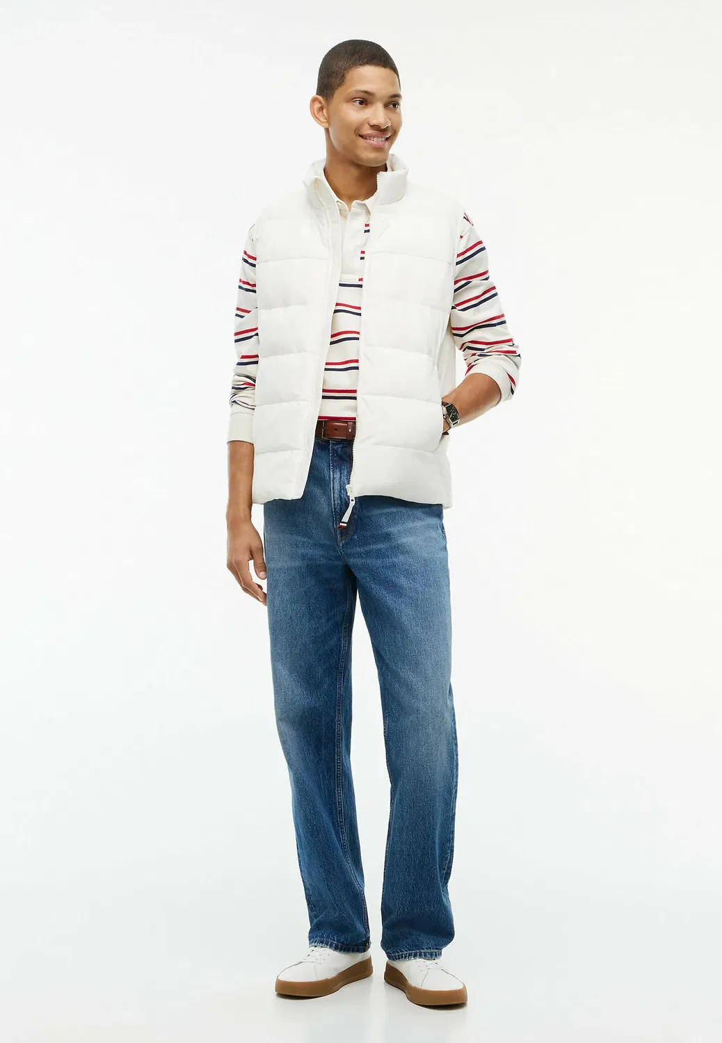 Фирменный жилет Tommy Hilfiger, Ivory Silk — фото 2