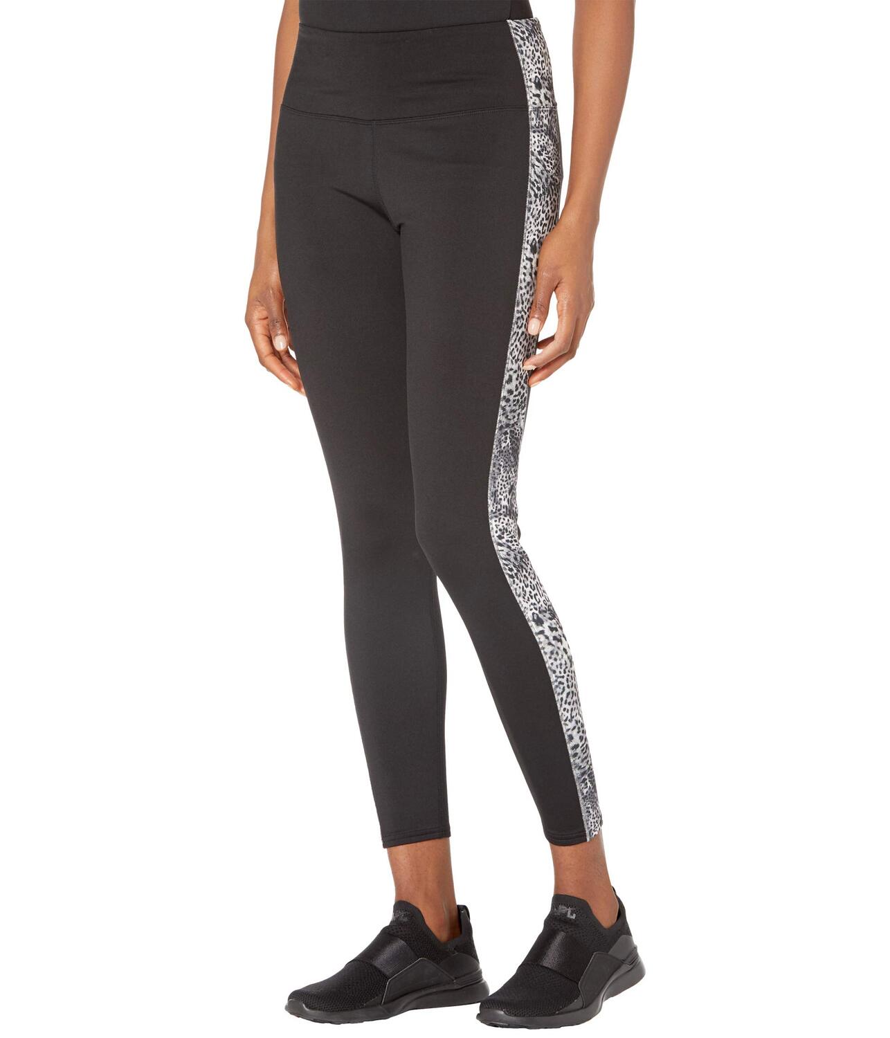 

Леггинсы Hot Chillys, Elite Leopard Print Panel Leggings