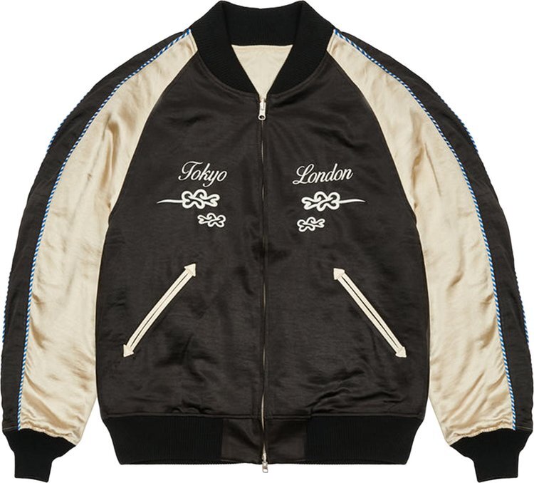 

Куртка Y-3 x Palace Reversible Souvenir Jacket 'Navy/Cream', синий