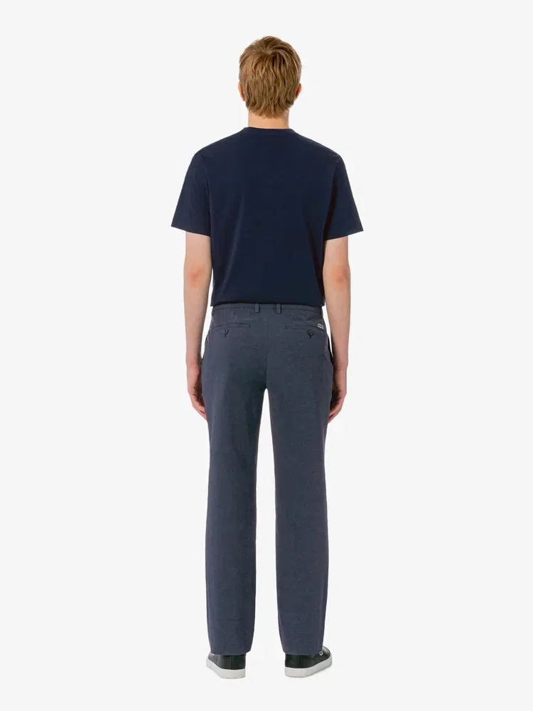 Чиносы LACOSTE из смесового хлопка, Navy — фото 3