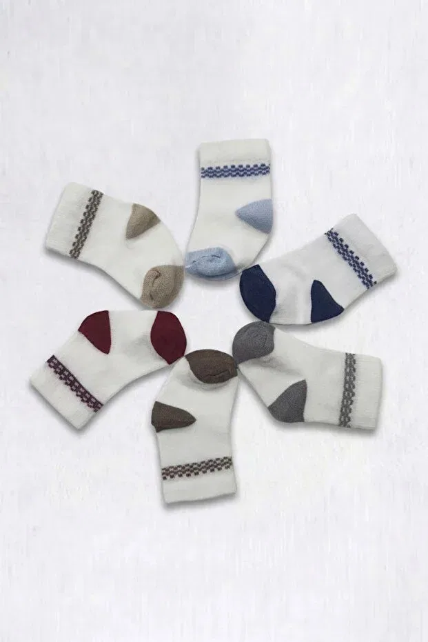 Детский комплект носков для мальчиков с полосками Cocole Socks, Multicolor — фото 3