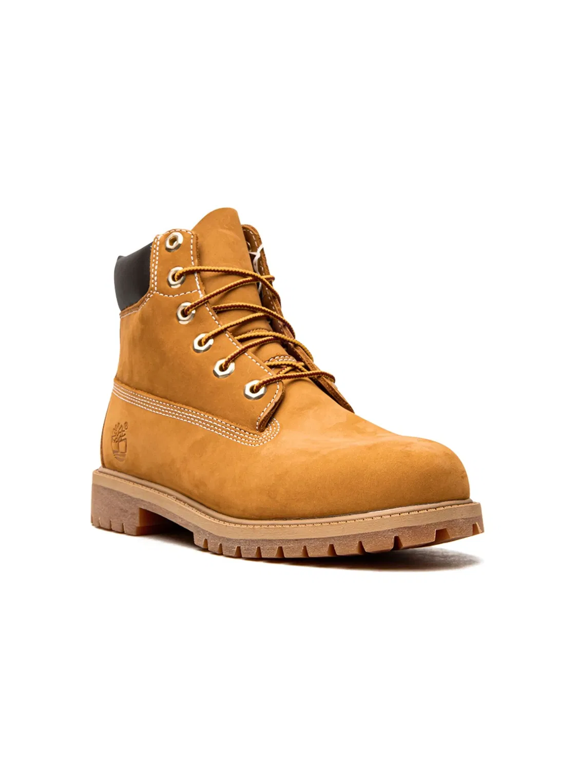 Замшевые ботинки с тиснением Timberland, коричневый
