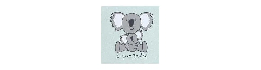 Комплект боди из 3 шт. с принтом Hudson Baby, Daddy Koala — фото 2