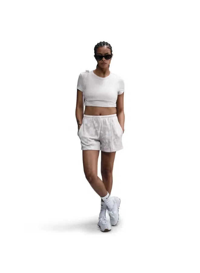 Шорты с принтом Nike Sportswear Chill Terry, светло-коричневый