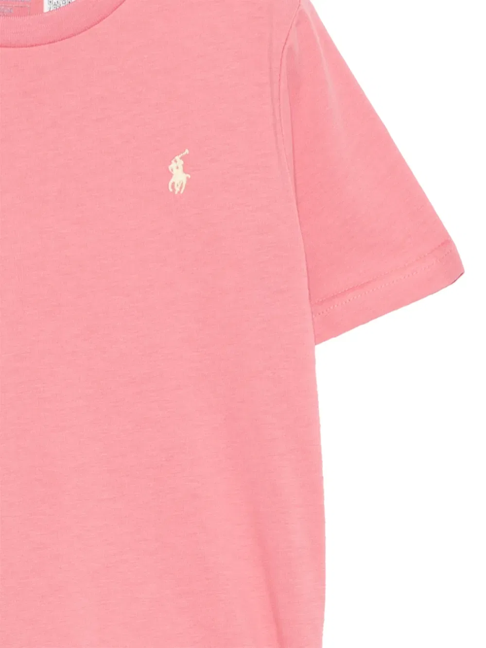 Футболка с логотипом Polo Ralph Lauren Kids, розовый — фото 3