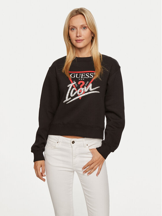 

Толстовка regular fit Guess, черный