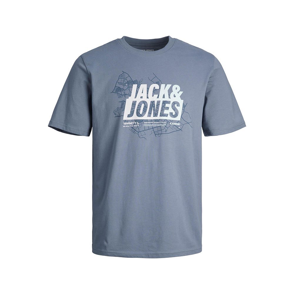 

Футболка с коротким рукавом Jack & Jones 12257908 Map Summer Logo, синий