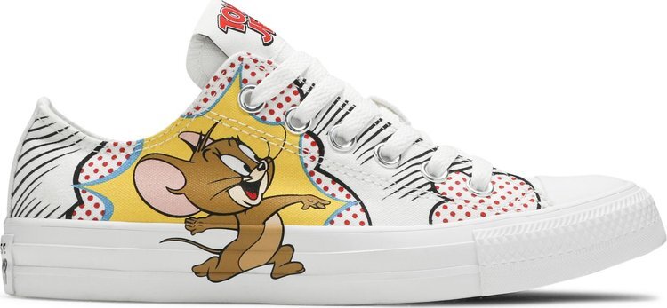 

Кроссовки Converse Tom and Jerry x Chuck Taylor All Star Low Carton, белый, Белый;серый, Кроссовки Converse Tom and Jerry x Chuck Taylor All Star Low Carton, белый