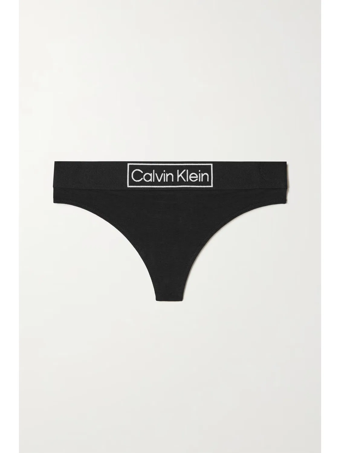 Классическая модель стрингов из эластичного хлопка Calvin Klein, черный