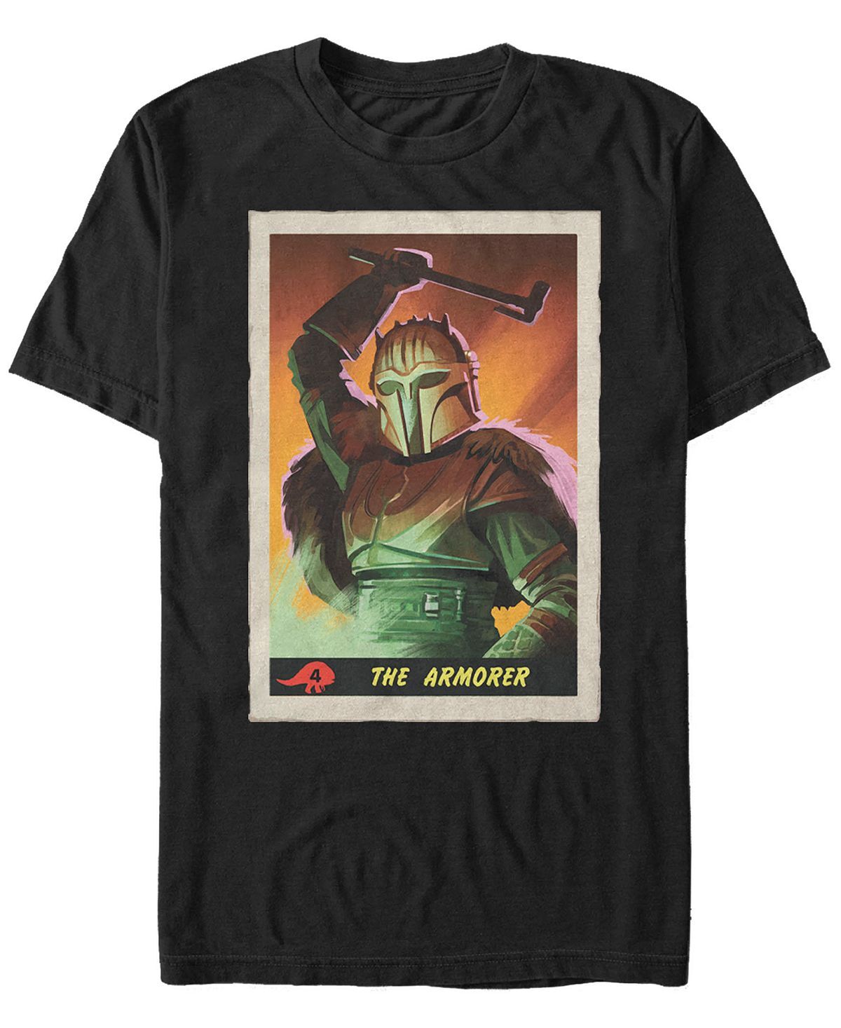 

Звездные войны the mandalorian the armorer card мужская футболка с коротким рукавом Fifth Sun, черный