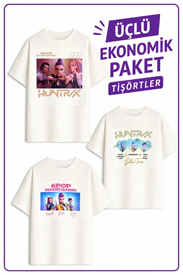 Детский комплект футболок для девочек Basics Belya Kids Wear, White