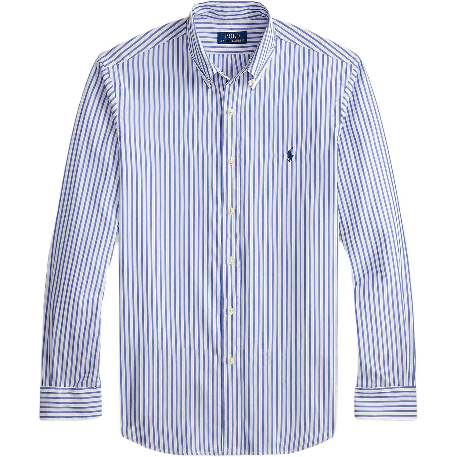 Мужская рубашка поло с полосками Polo Ralph Lauren, White Blue