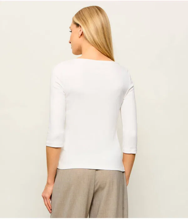 Женская блуза с рукавом 3/4 New Cody Tommy Hilfiger, Crema — фото 3