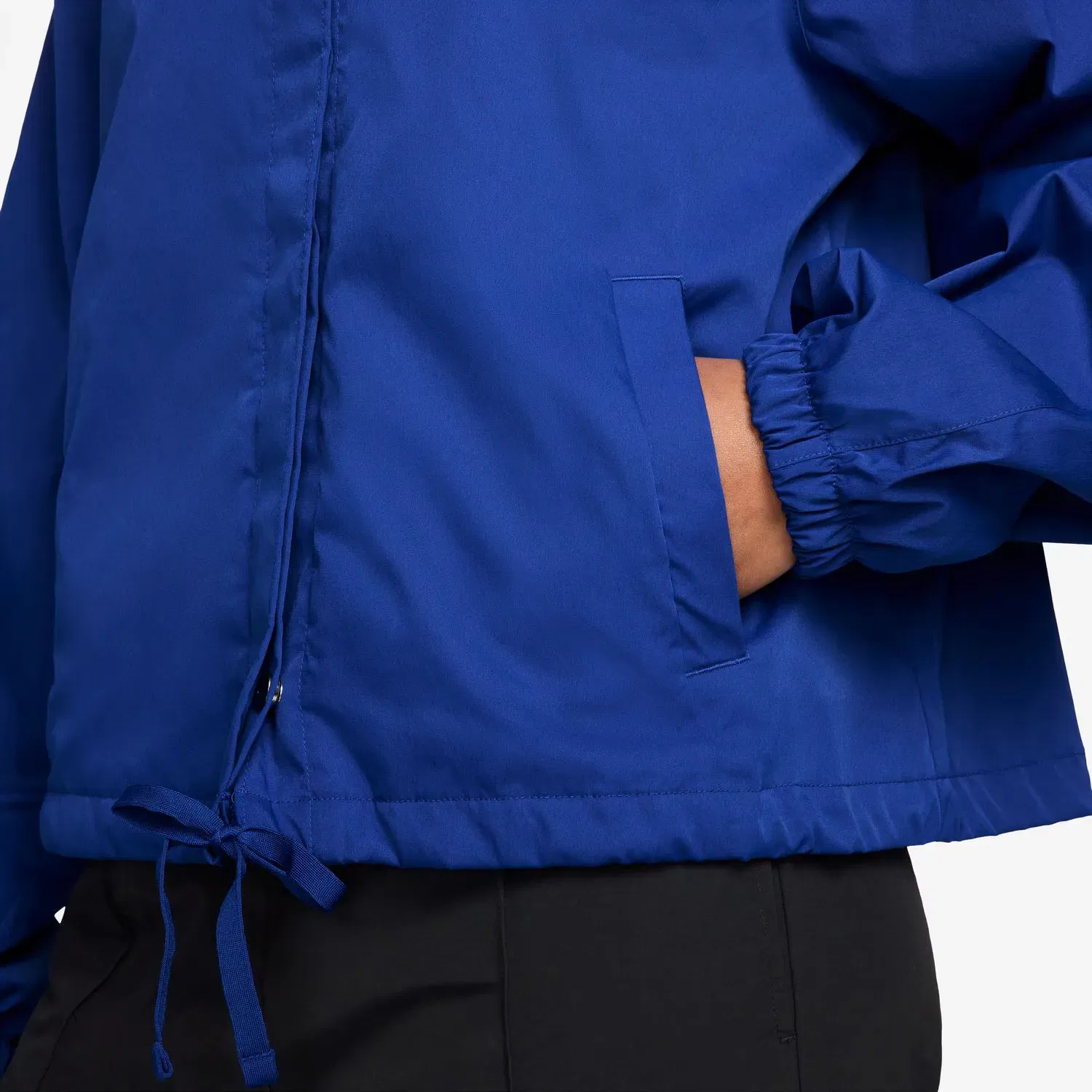 Женская куртка W Nk Essntl Coaches Jkt Nike, Azul — фото 3