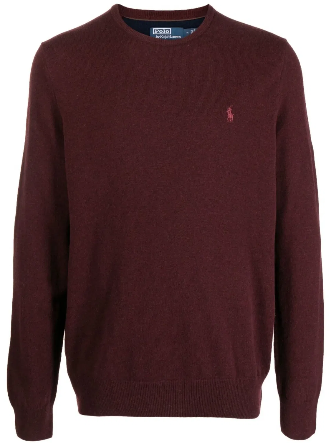 Джемпер с круглым вырезом Polo Pony Polo Ralph Lauren, винный