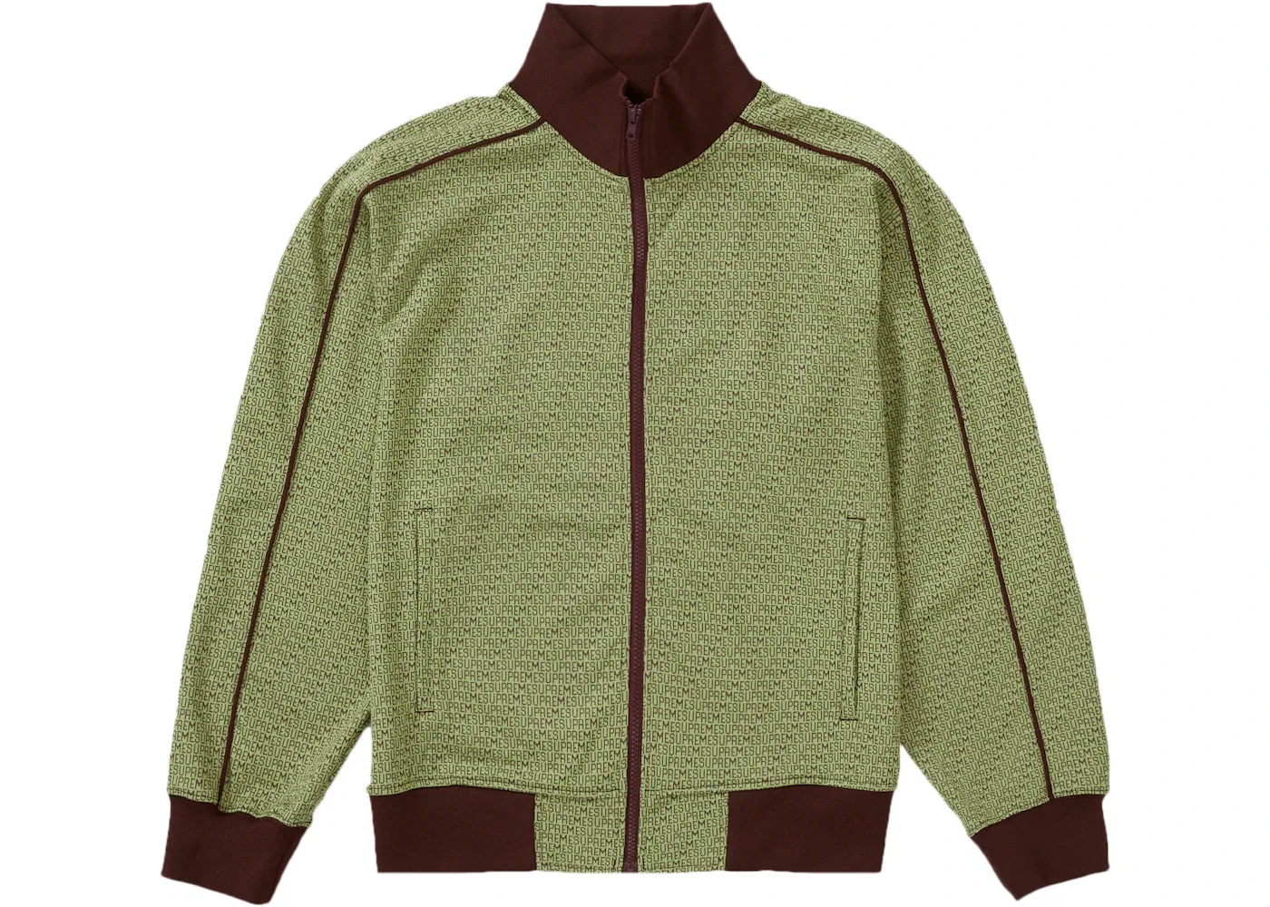 Мужская куртка Supreme Repeat Track Jacket Olive
