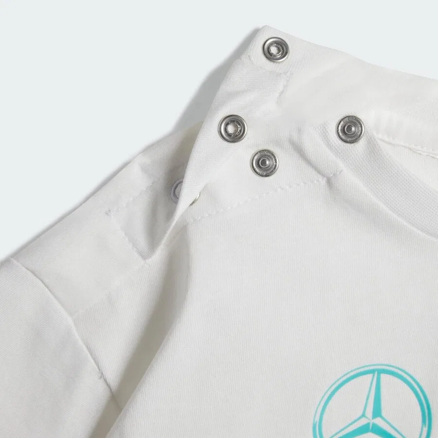 Спортивный костюм ADIDAS PERFORMANCE «Mercedes - AMG Petronas Formula One Team» белого цвета — фото 4