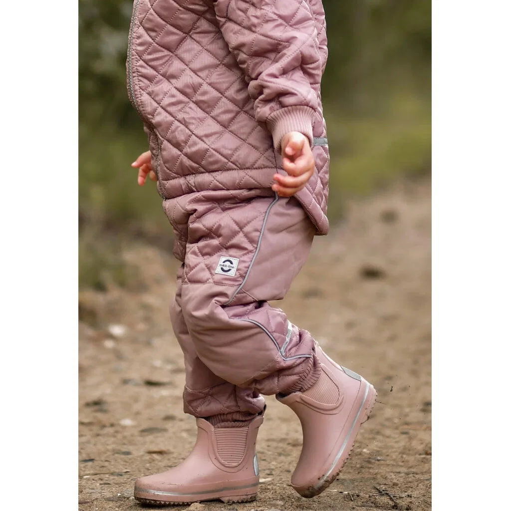 Детские резиновые сапоги Mikk-line Kurze Gummistiefel Wasserdich Adobe Rose, Цвет Rosa — фото 4