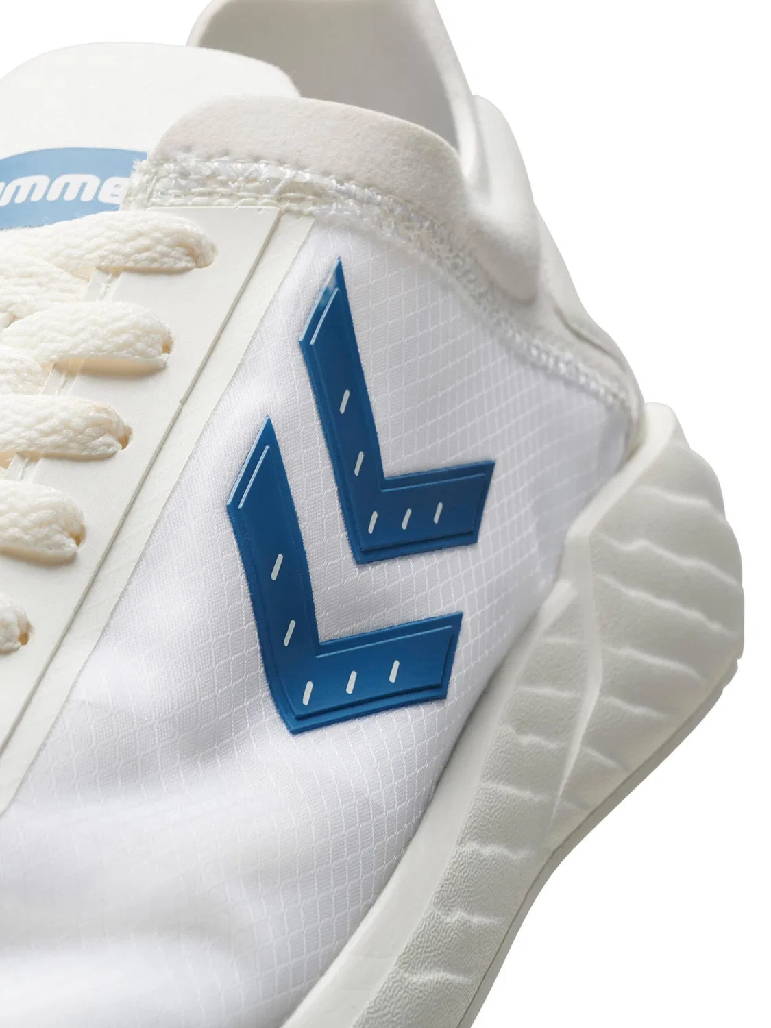Детские кроссовки с технологией AEROTECH Minneapolis Legend Hummel, Weiss / Konigsblau — фото 3