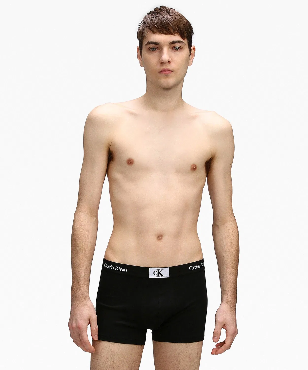 Мужские трусы-боксеры Calvin Klein 1996 Trunks, Серый — фото 3
