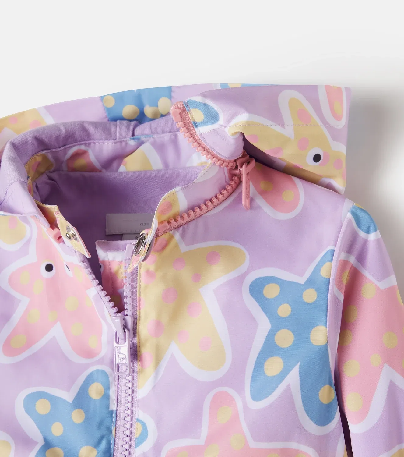 Легкая куртка с принтом Stella Mccartney Kids, фиолетовый — фото 3