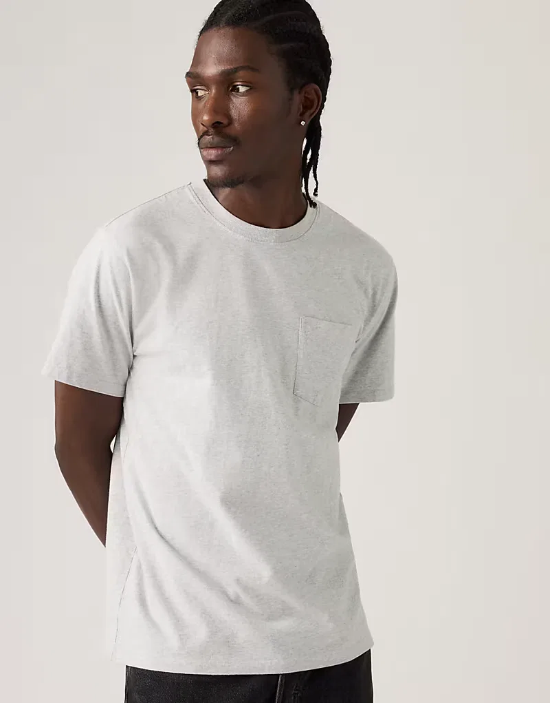 Футболка Levi's Essential с карманом, нейтрального — фото 4