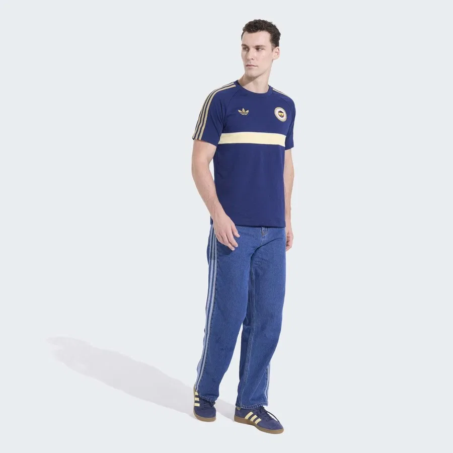 Футболка с длинным рукавом Fenerbahce Istanbul Originals adidas, Синий — фото 3