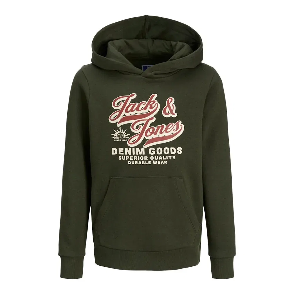 Худи с логотипом Jack & Jones, зеленый