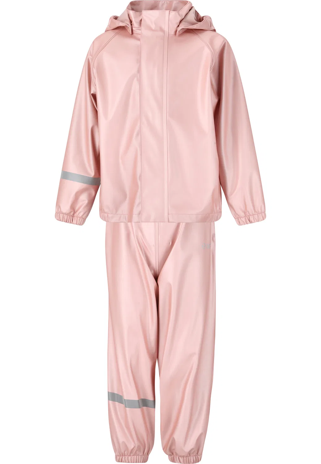 Детский дождевик Miriam Glossy Zigzag, Rosa — фото 3