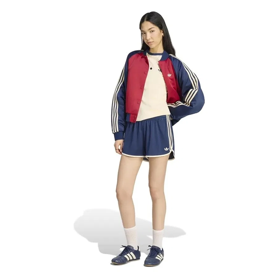 Женская футболка с длинным рукавом с принтом adidas, Желтый — фото 4