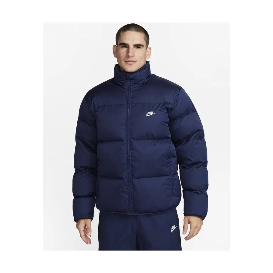 Мужская куртка с утеплителем PrimaLoft Thermoplume, модель FB7368-410, Nike, Темно-синий