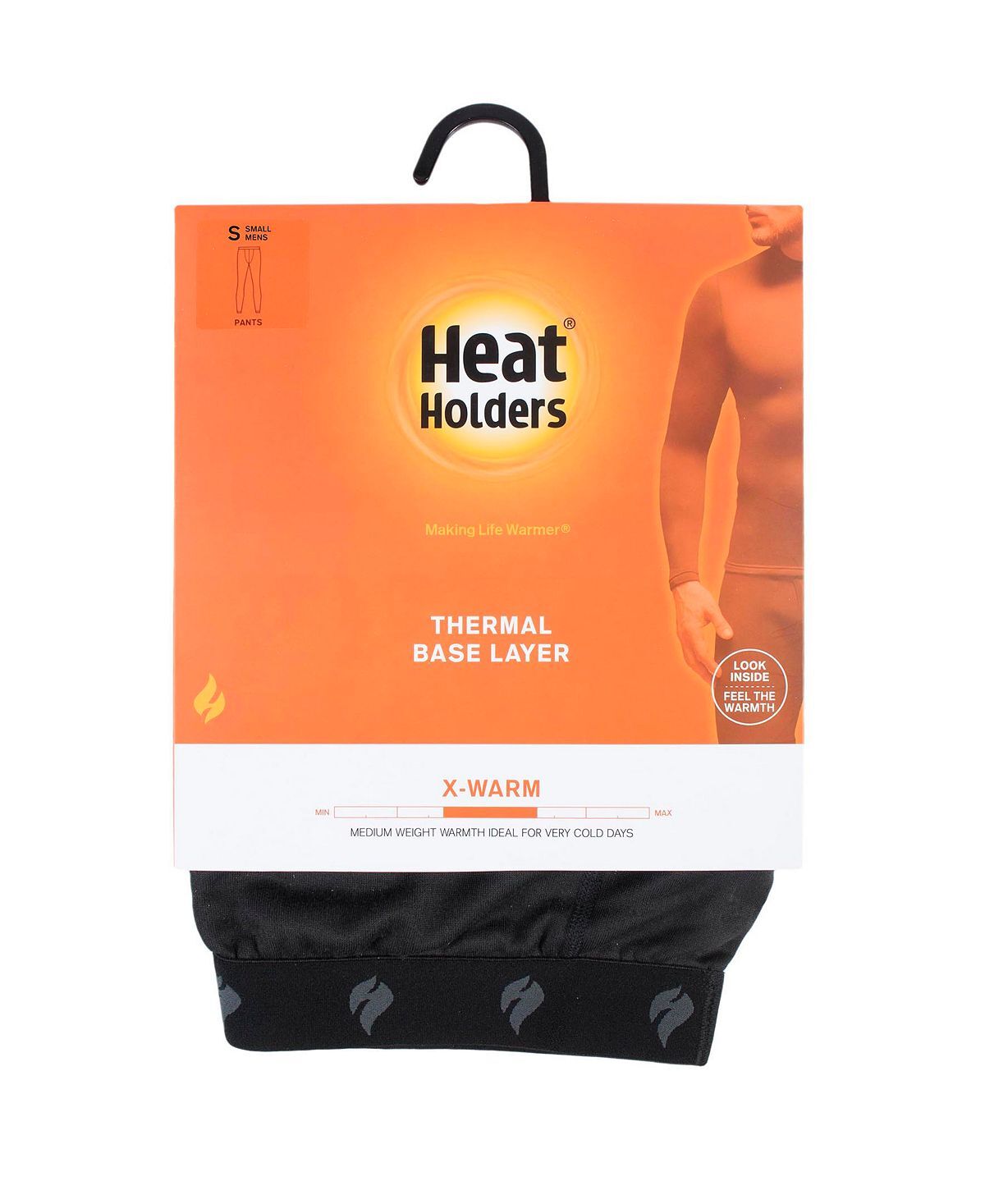 

Мужские брюки базового слоя x-warm Heat Holders, черный
