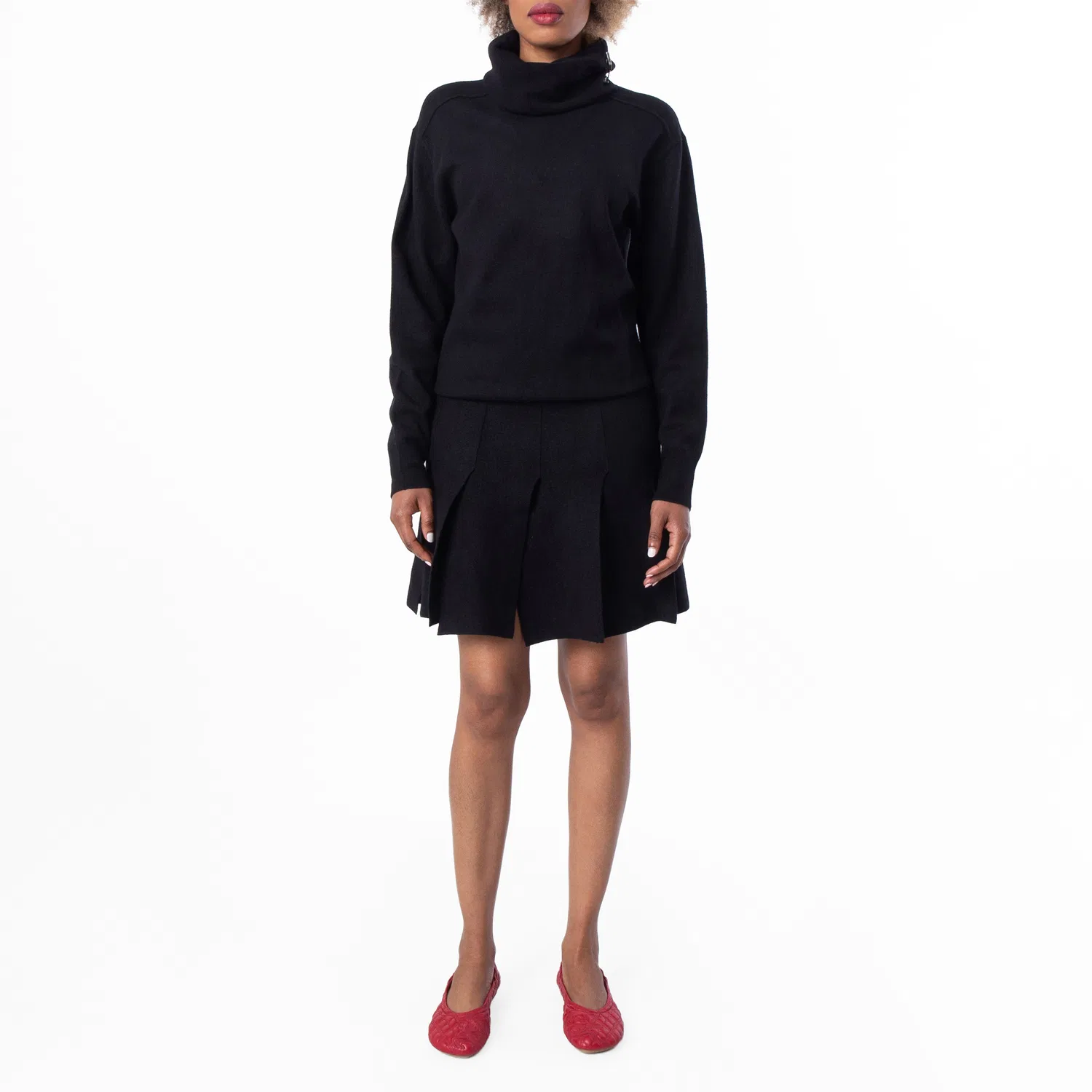 Платье шерстяное с длинным рукавом Long-Sleeved Wool Dress Burberry, Coal
