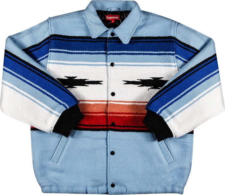 

Куртка Supreme Tlaxcala Blanket Jacket 'Light Blue', синий