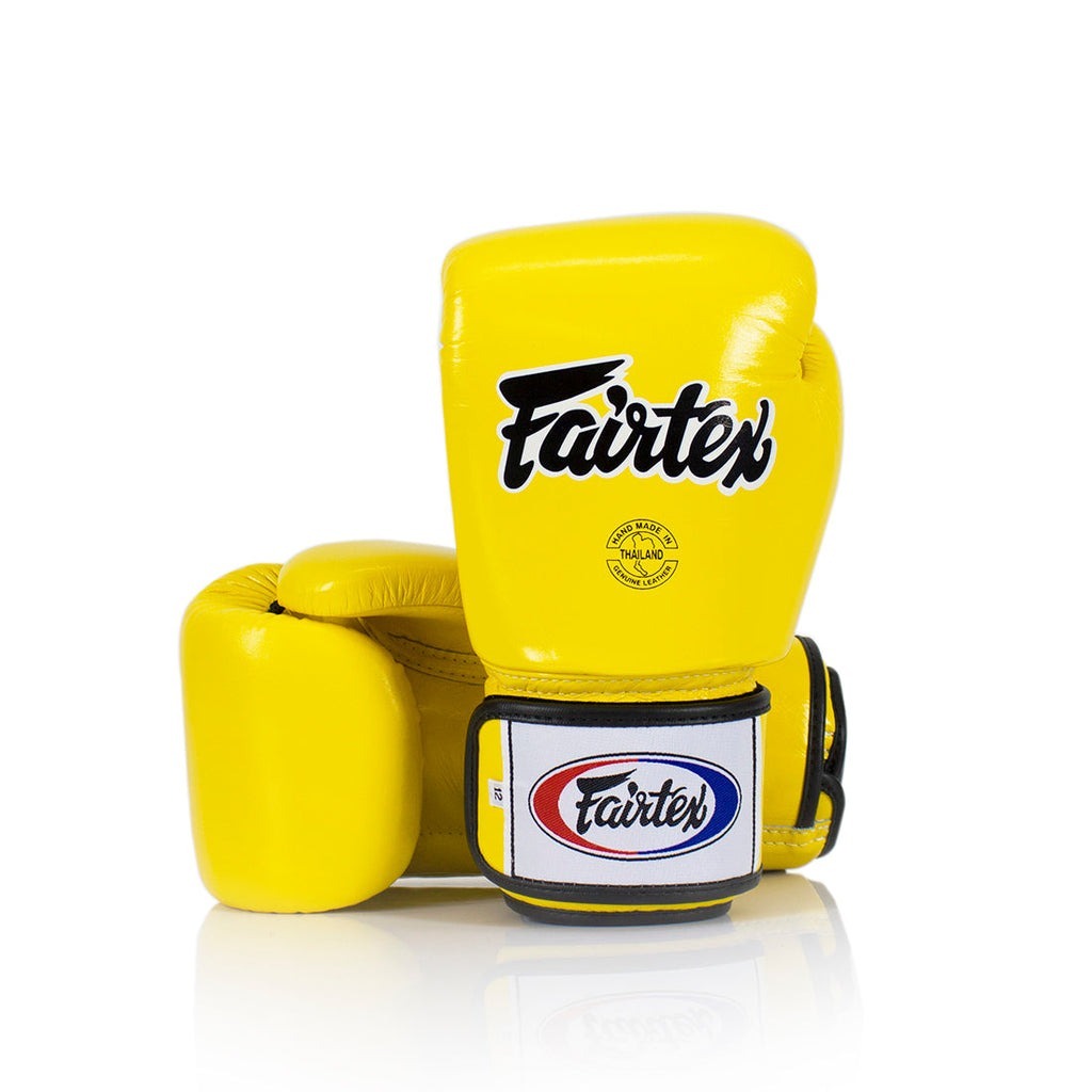 

Детские перчатки для бокса Fairtex Universal "Tight-Fit" Design, 4 oz., желтый