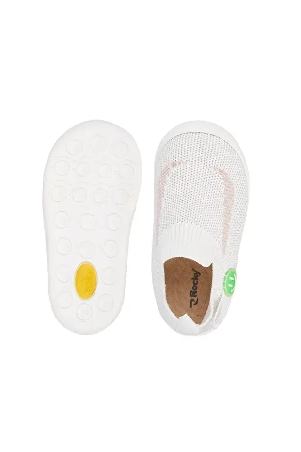 Детские спортивные туфли для девочек ортопедические Classic slip-on Rocky Sport, White — фото 3