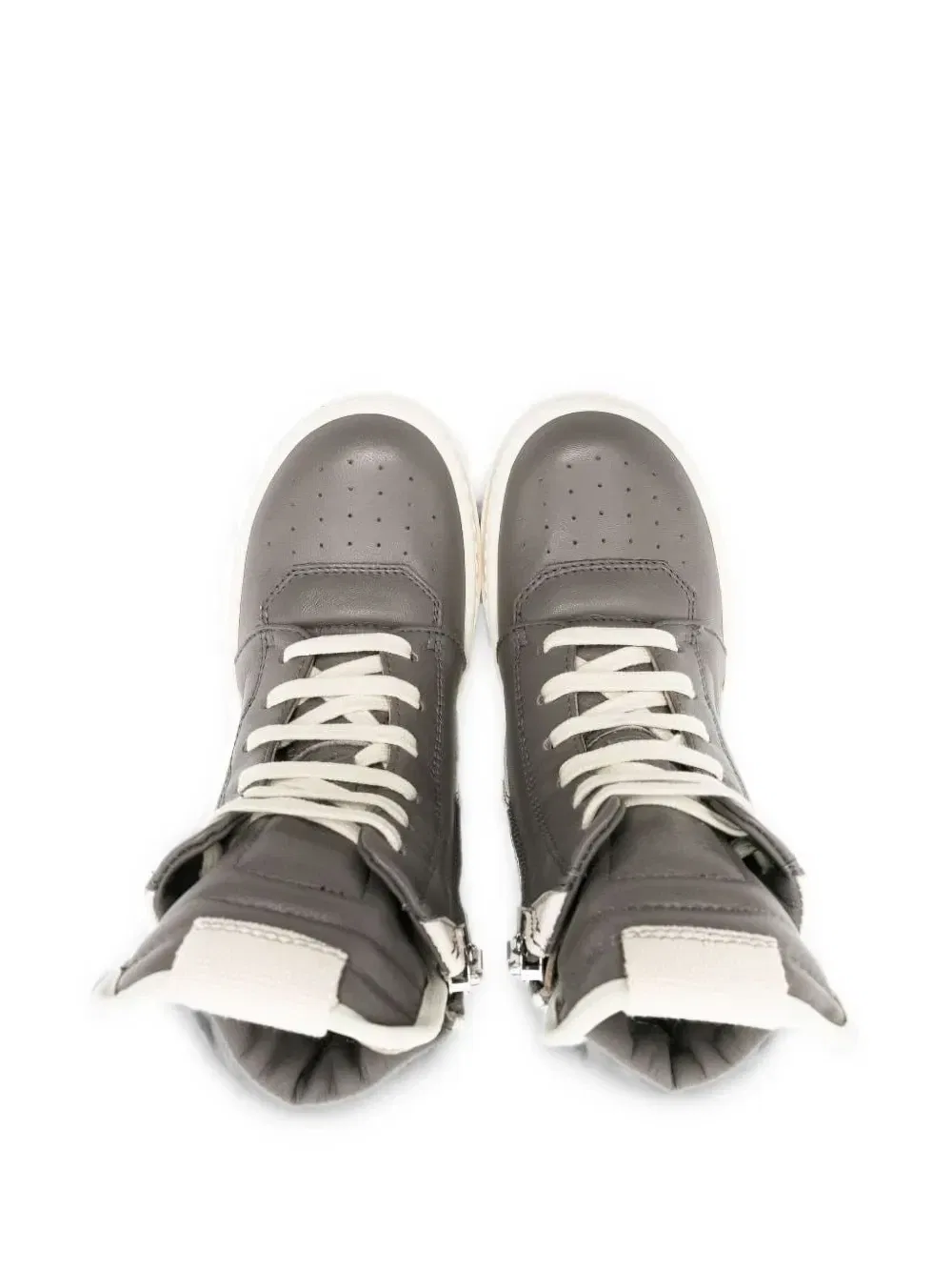Высокие кеды Geobasket Rick Owens Kids, серый — фото 3