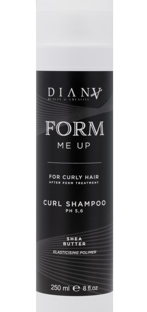 Diana Beauty Form Me Up Curl Shampoo, шампунь для вьющихся волос с маслом ши 250 мл Inna marka — фото 2