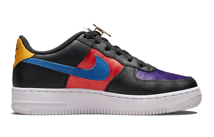 Кроссовки Nike Air Force 1 LV8 EMB NBA/WNBA, черный/фиолетовый — фото 2