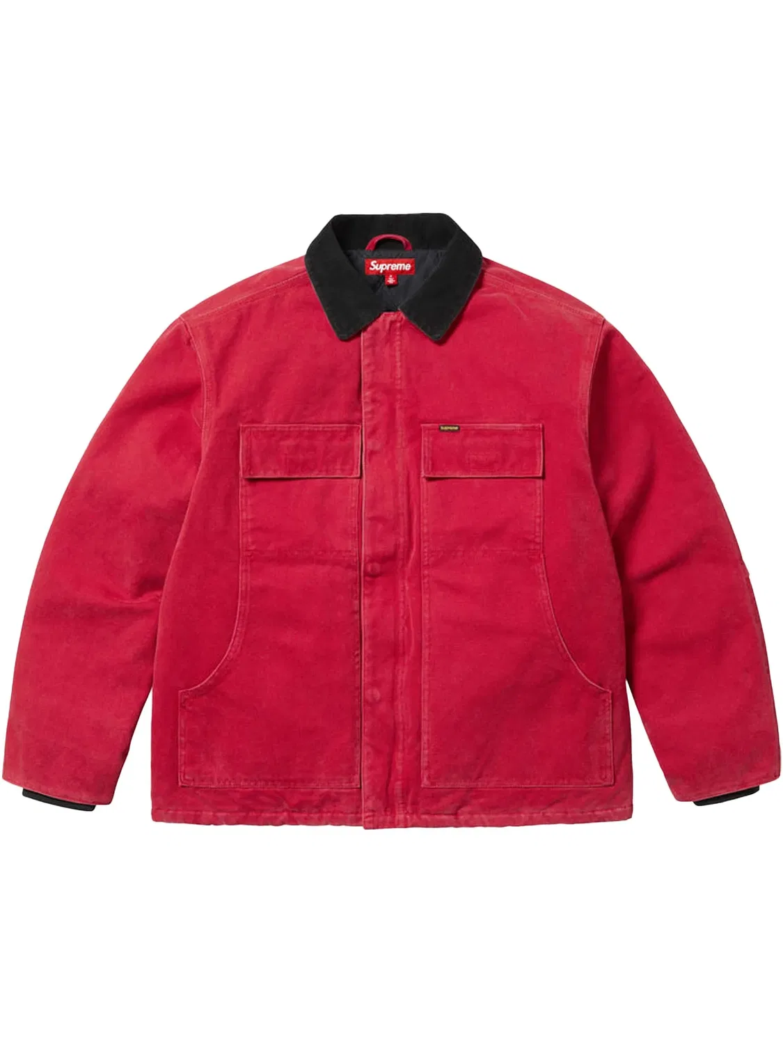 Куртка Old English Canvas SS 25 - Red Supreme, красный