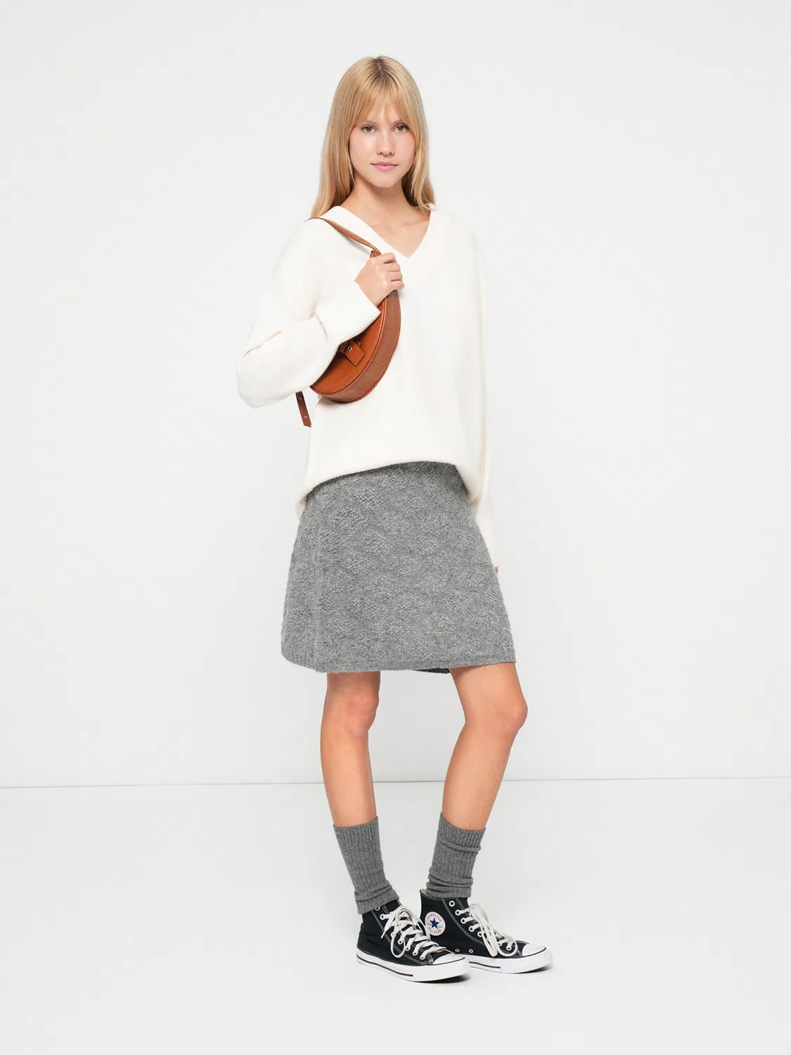 Свитер Gap AIRY из белой шерсти — фото 4