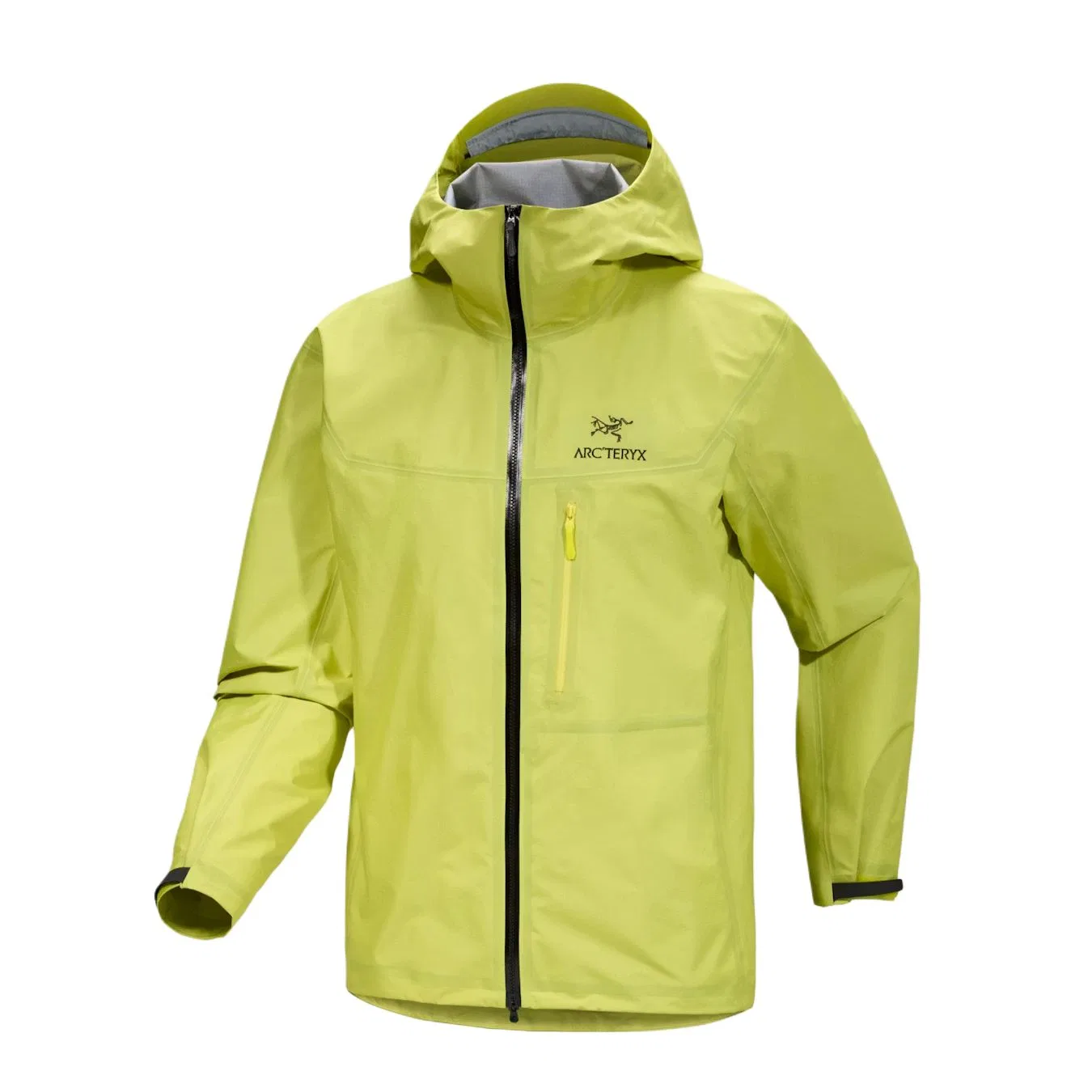 Мужская ветровка Alpha SL дышащая, водостойкая, ветрозащитная Arcteryx, Happy Green/Black/Euphoria/Black