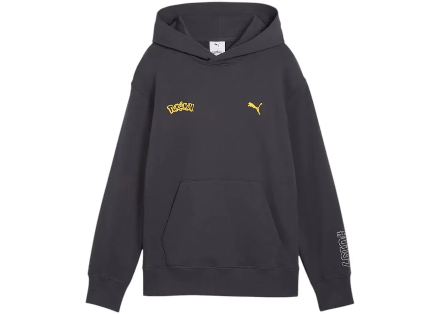 Детская худи с принтом Puma x Pokemon Kids Relaxed Graphic Hoodie, Strong Gray