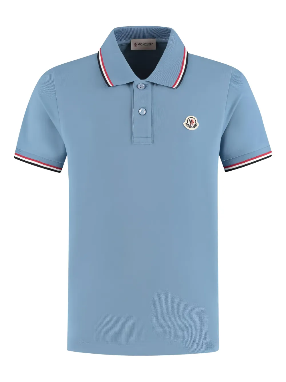 

Рубашка-поло с отложным воротником Moncler Enfant, синий