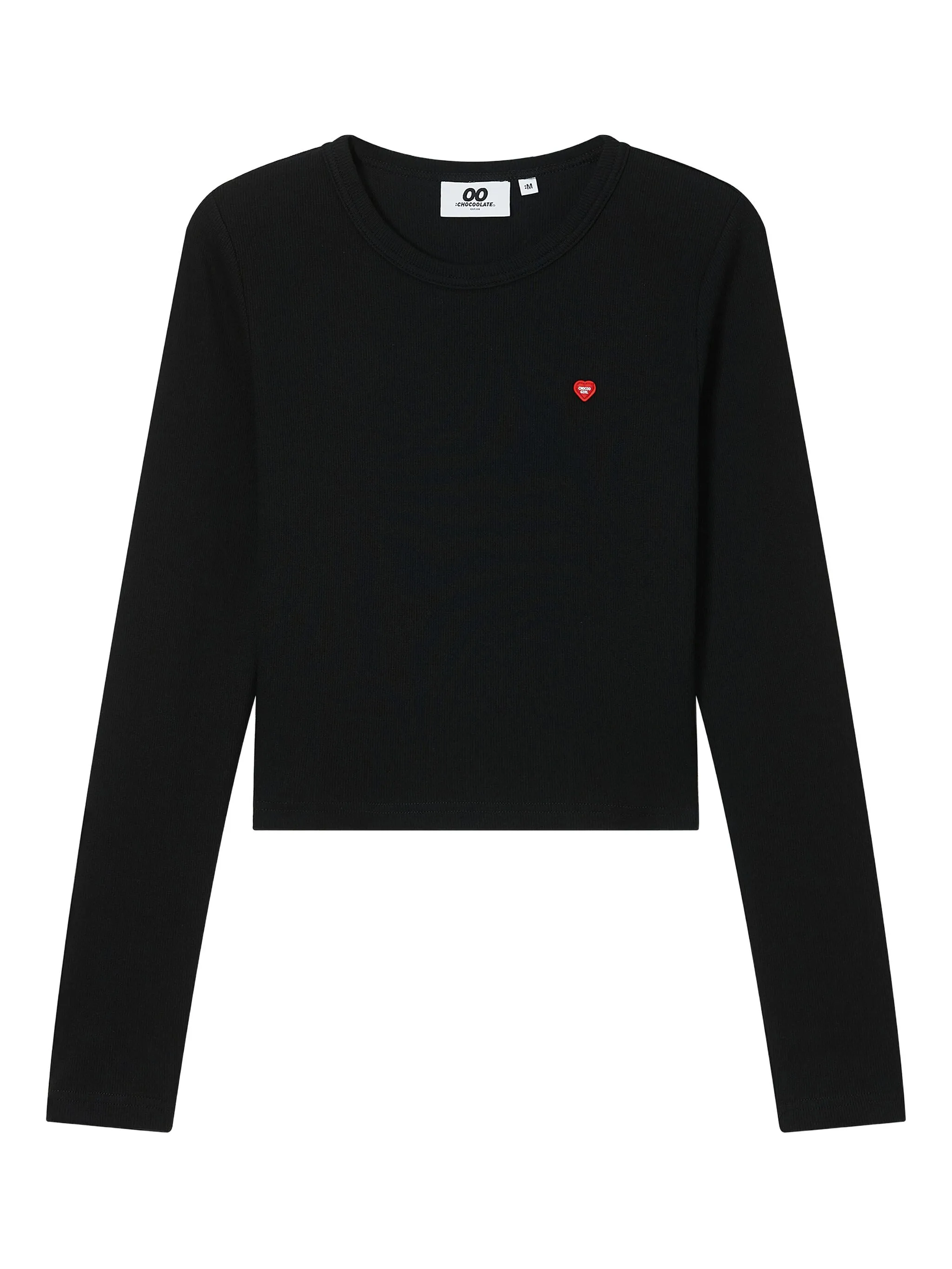 

Футболка в рубчик Chocoolate, черный