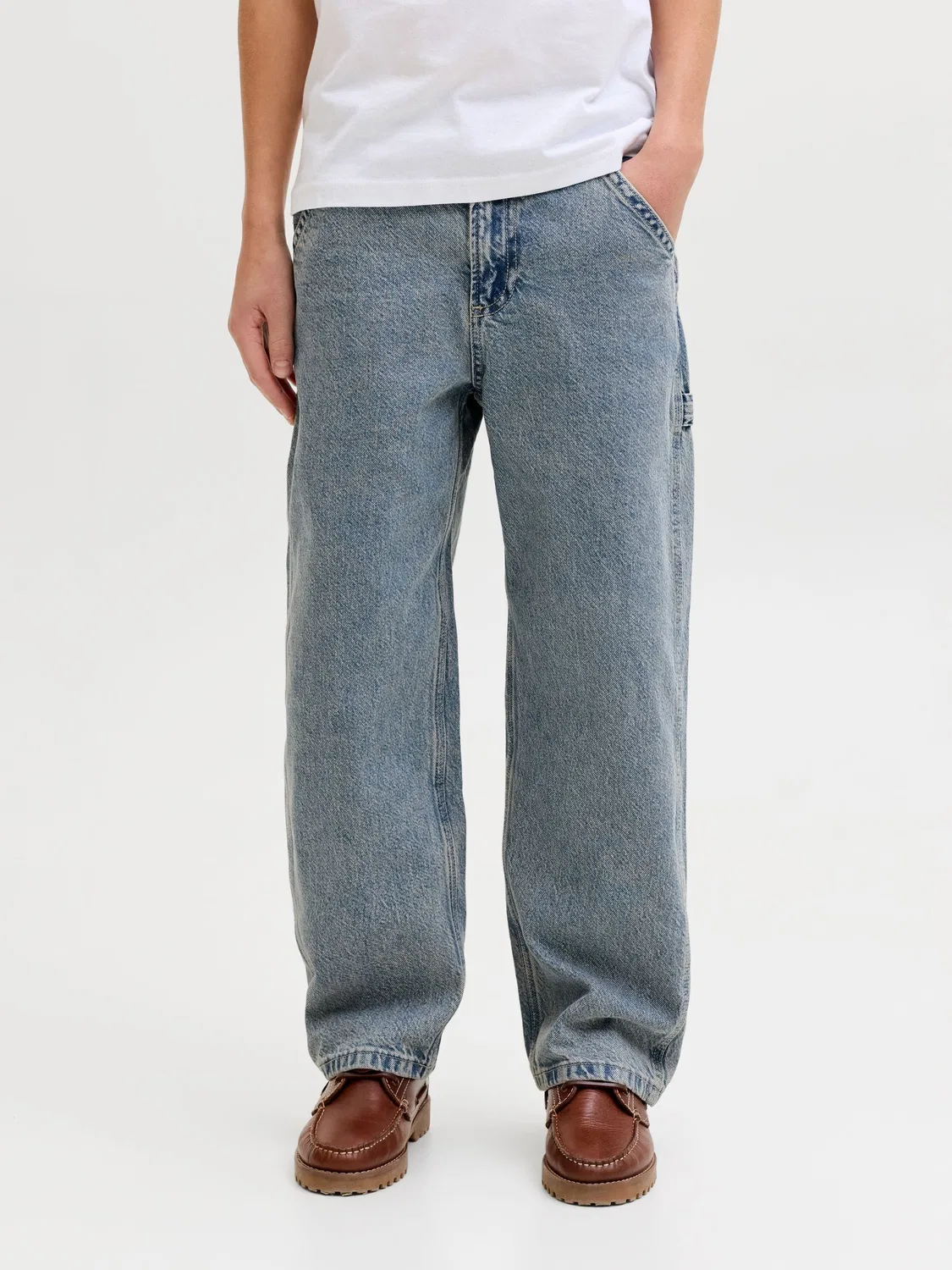 Джинсы Baggy Fit, JACK & JONES Junior, синий деним — фото 3