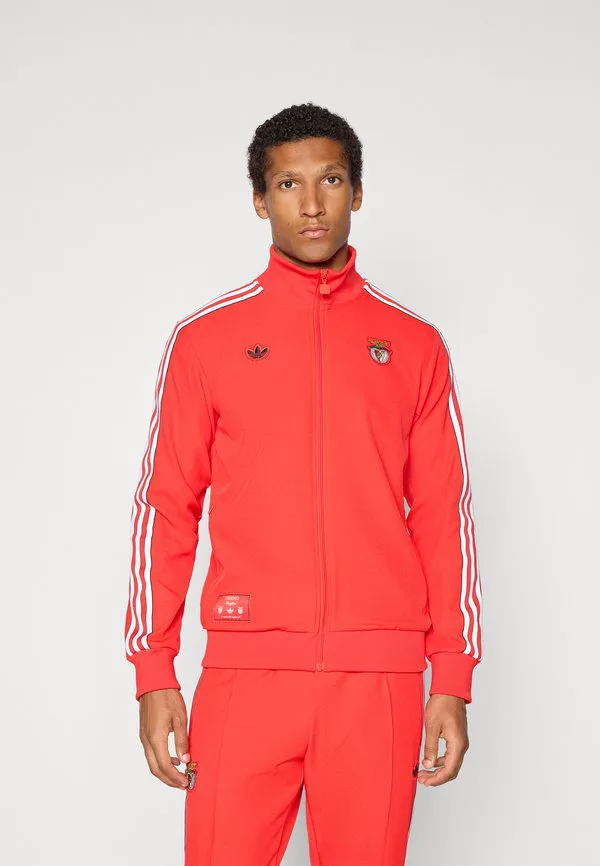 Спортивная куртка benfica lisboa icon в клубном стиле Adidas Originals, Red